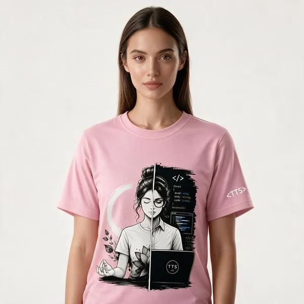 Pink_She_Meditechs_Crew_Neck_T_Shirt