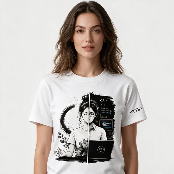 White_She_Meditechs_Crew_Neck_T_Shirt