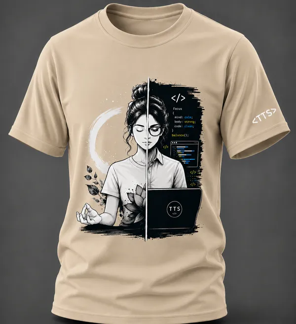 Beige_She_Meditechs_Crew_Neck_T_Shirt