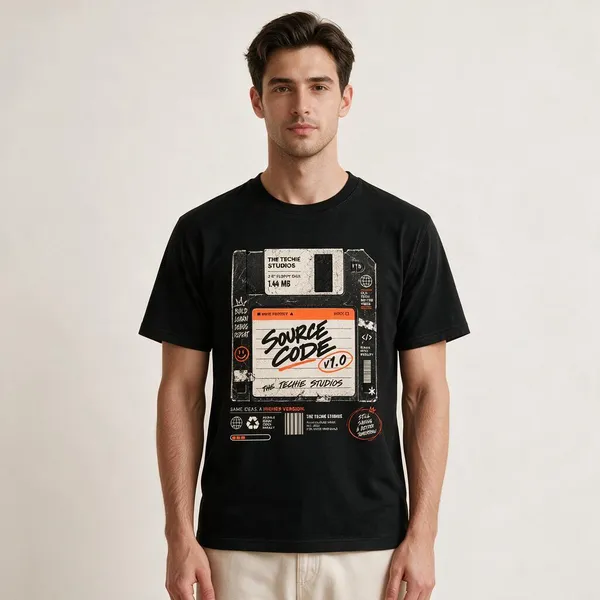 Black_Source_Code_Crew_Neck_T_Shirt