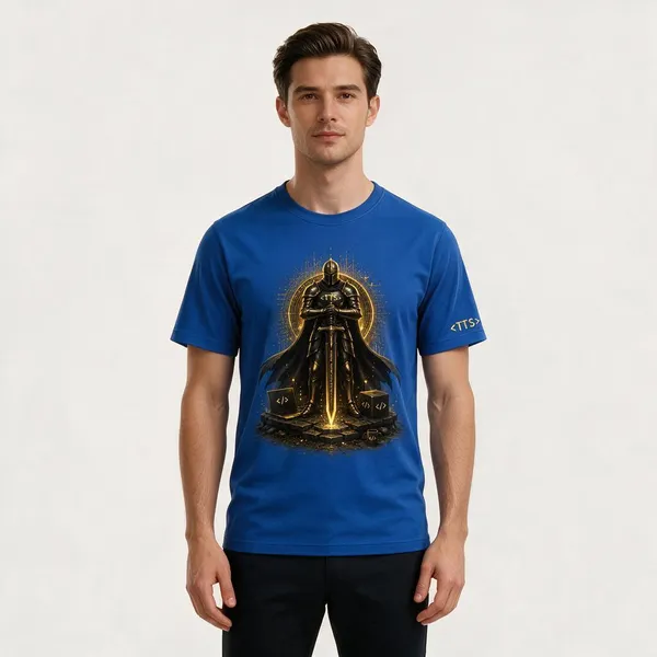 Royal_Blue_Standing_Knight_Crew_Neck_T_Shirt