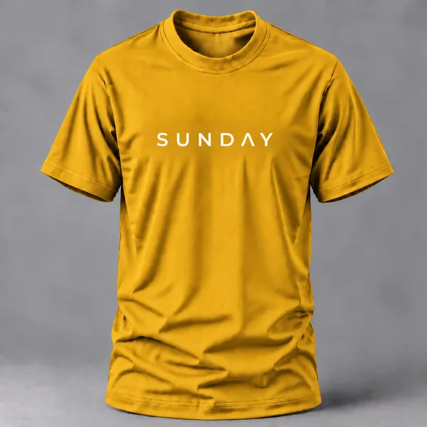 Yellow_Sunday_Typography_Crew_Neck_T_Shirt