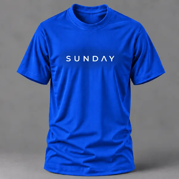 Royal_Blue_Sunday_Typography_Crew_Neck_T_Shirt