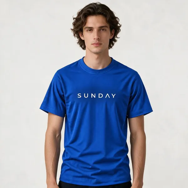 Royal_Blue_Sunday_Typography_Crew_Neck_T_Shirt