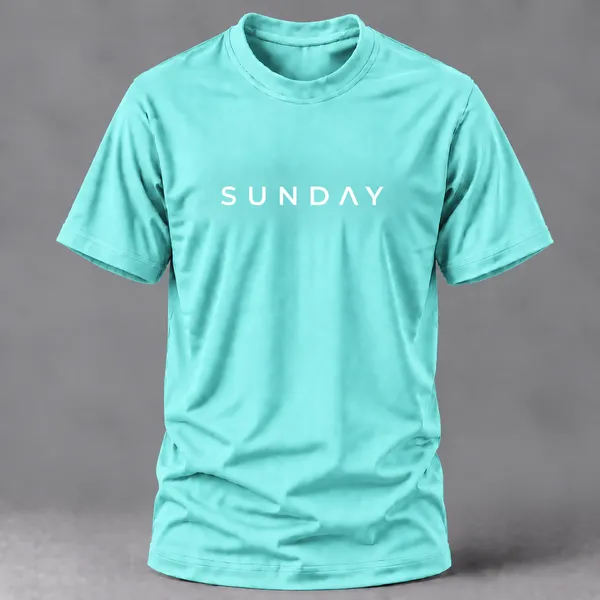 Aqua_Sunday_Typography_Crew_Neck_T_Shirt