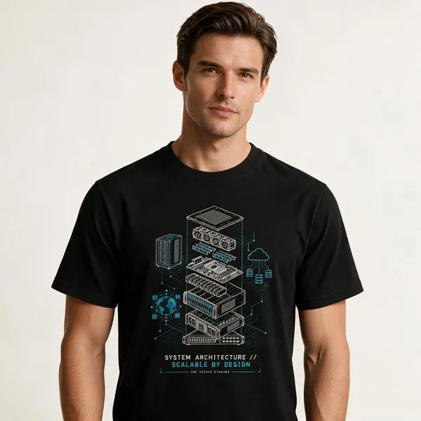 Black_System_Architecture_Crew_Neck_T_Shirt