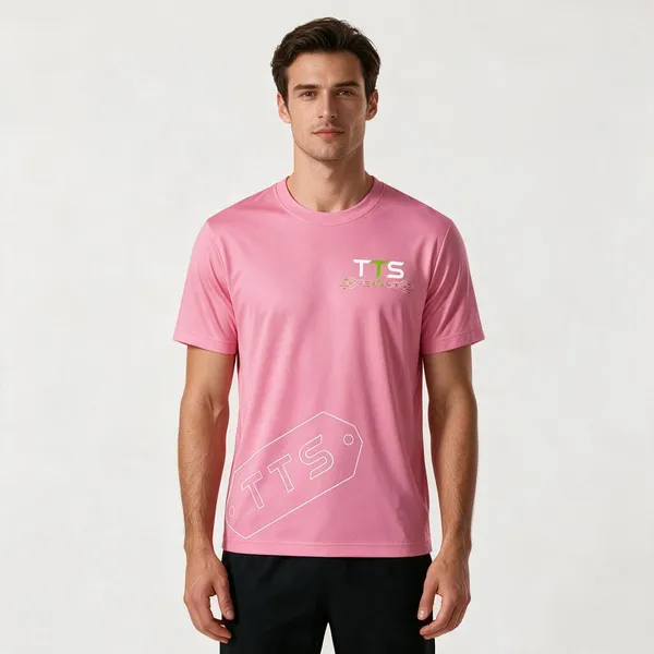 Pink_Tts_Tag_Crew_Neck_T_Shirt