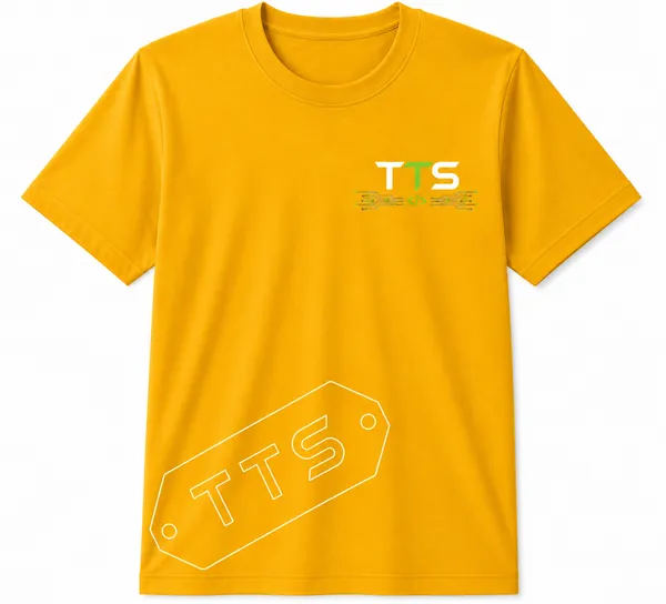 Yellow_Tts_Tag_Crew_Neck_T_Shirt