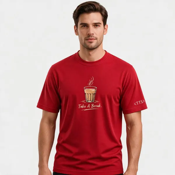 Red_Tea_Break_Crew_Neck_T_Shirt