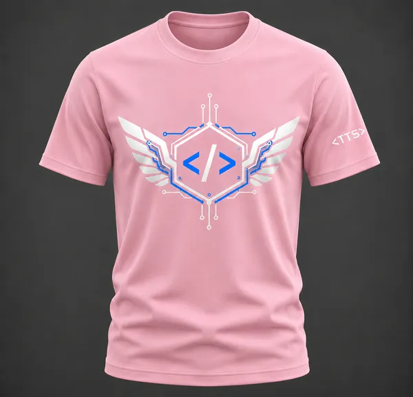 Pink_Techie_Got_Wings_Crew_Neck_T_Shirt