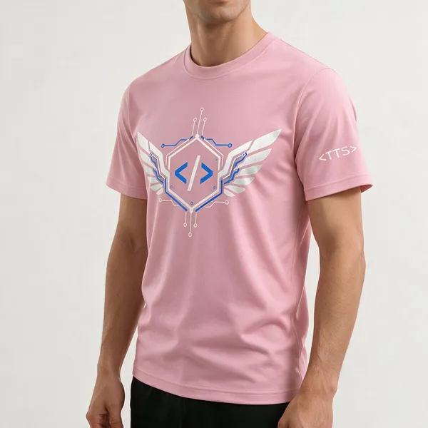 Pink_Techie_Got_Wings_Crew_Neck_T_Shirt