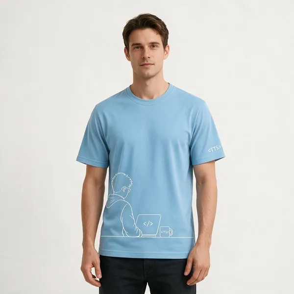 Sky_Blue_Techie_Man_Crew_Neck_T_Shirt