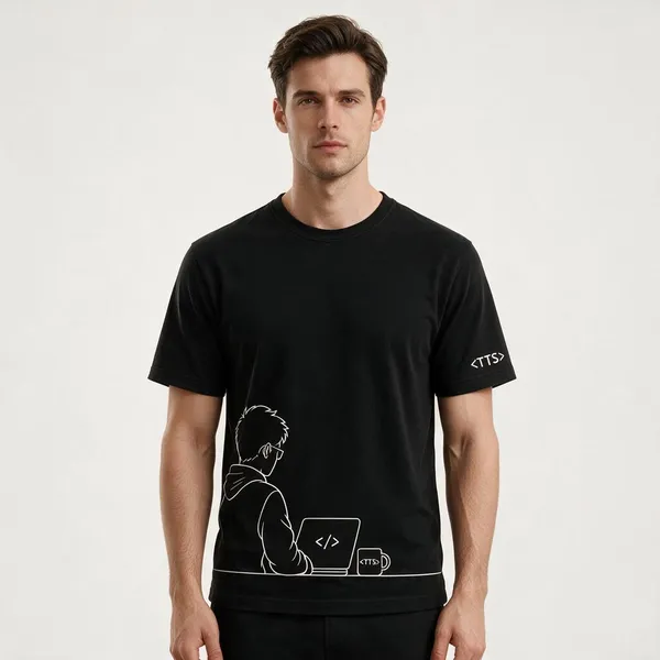 Black_Techie_Man_Crew_Neck_T_Shirt