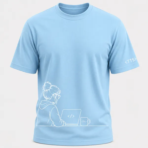 Sky_Blue_Techie_Woman_Crew_Neck_T_Shirt