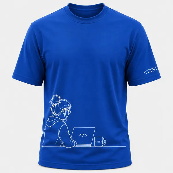 Royal_Blue_Techie_Woman_Crew_Neck_T_Shirt