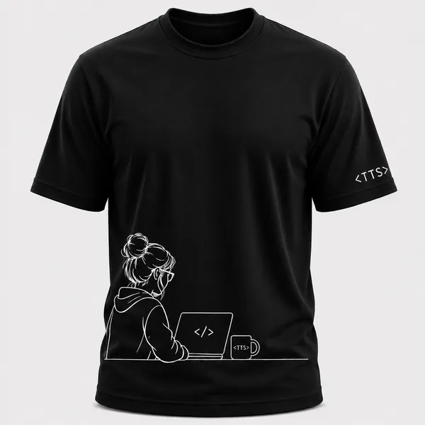 Black_Techie_Woman_Crew_Neck_T_Shirt