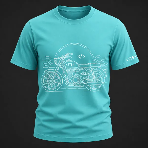Aqua_Techies_Bullet_Crew_Neck_T_Shirt
