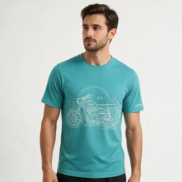Aqua_Techies_Bullet_Crew_Neck_T_Shirt