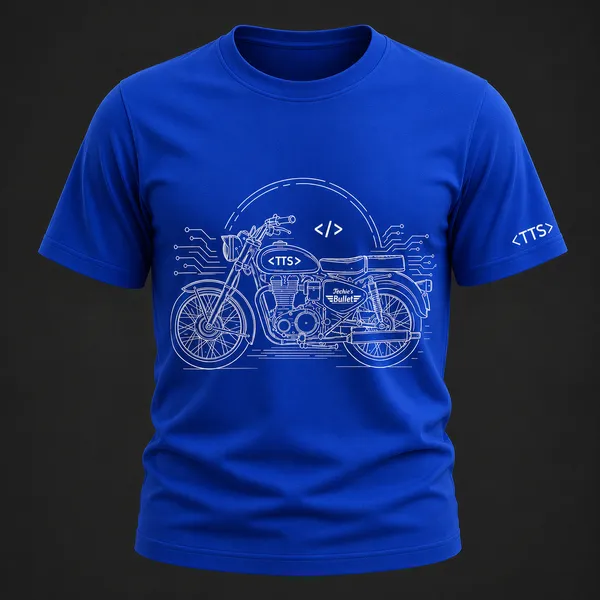 Royal_Blue_Techies_Bullet_Crew_Neck_T_Shirt