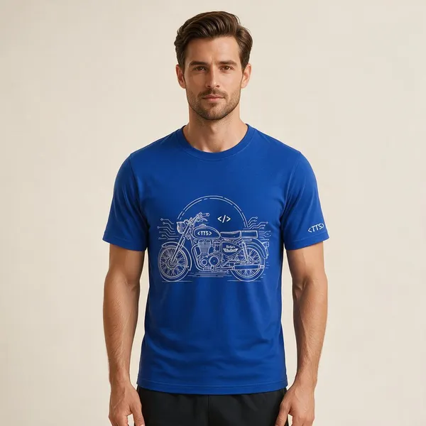 Royal_Blue_Techies_Bullet_Crew_Neck_T_Shirt