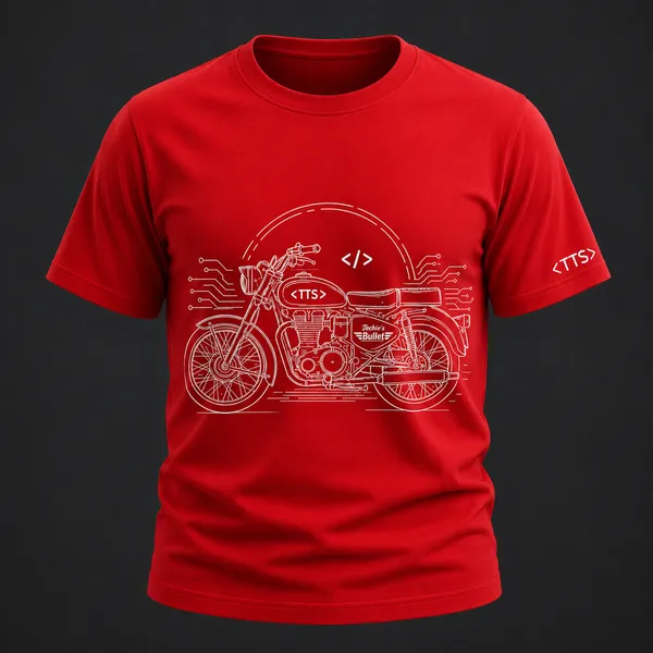 Red_Techies_Bullet_Crew_Neck_T_Shirt