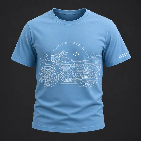 Sky_Blue_Techies_Bullet_Crew_Neck_T_Shirt