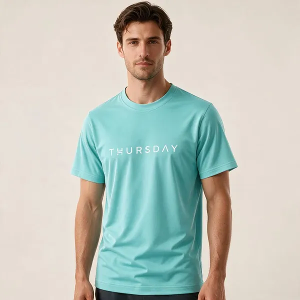 Aqua_Thursday_Typography_Crew_Neck_T_Shirt