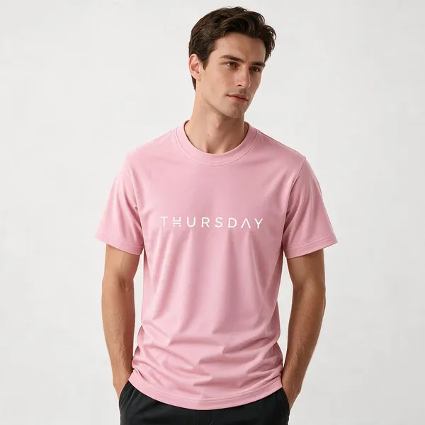 Pink_Thursday_Typography_Crew_Neck_T_Shirt