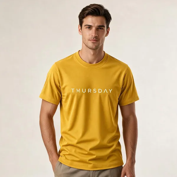 Yellow_Thursday_Typography_Crew_Neck_T_Shirt