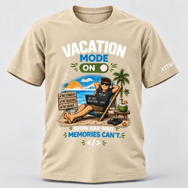 Beige_Vacation_Mode_Crew_Neck_T_Shirt