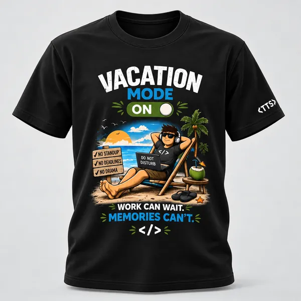 Black_Vacation_Mode_Crew_Neck_T_Shirt