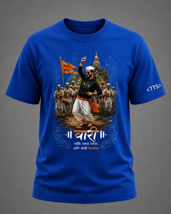 Royal_Blue_Varkari_Dancing_Crew_Neck_T_Shirt