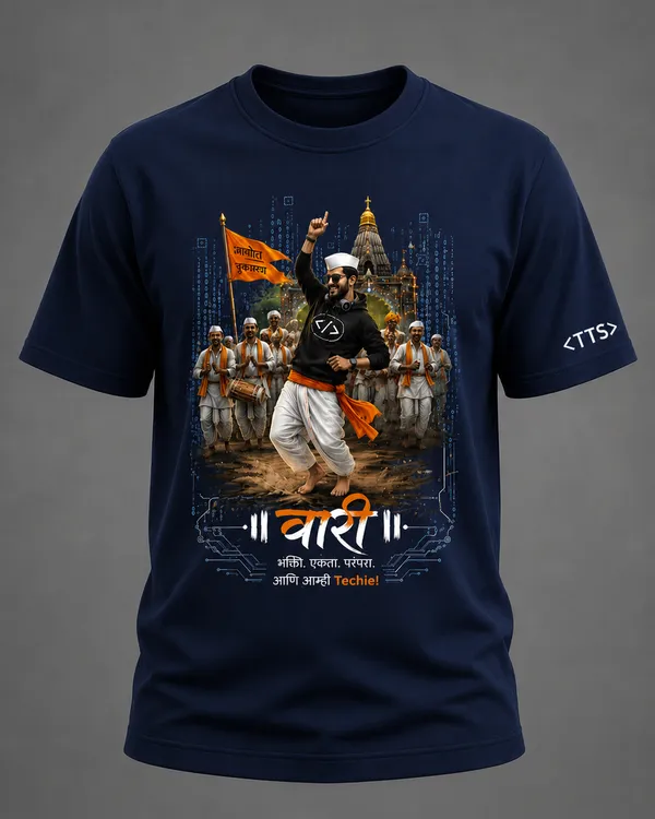 Navy_Blue_Varkari_Dancing_Crew_Neck_T_Shirt