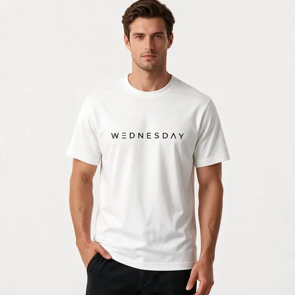 White_Wednesday_Typography_Crew_Neck_T_Shirt