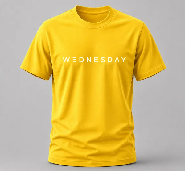Yellow_Wednesday_Typography_Crew_Neck_T_Shirt