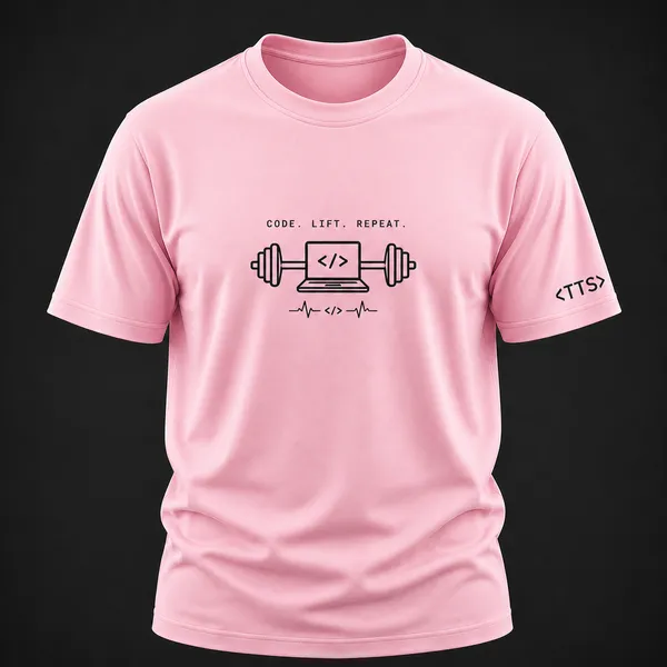 Pink_Workout_Crew_Neck_T_Shirt