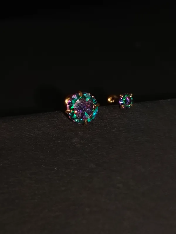 Gold_Earrings_Brass_(18K_Gold_Plated)_For_Men