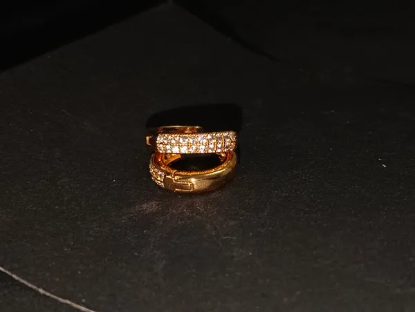 Gold_Earrings_Brass_(18K_Gold_Plated)_For_Men