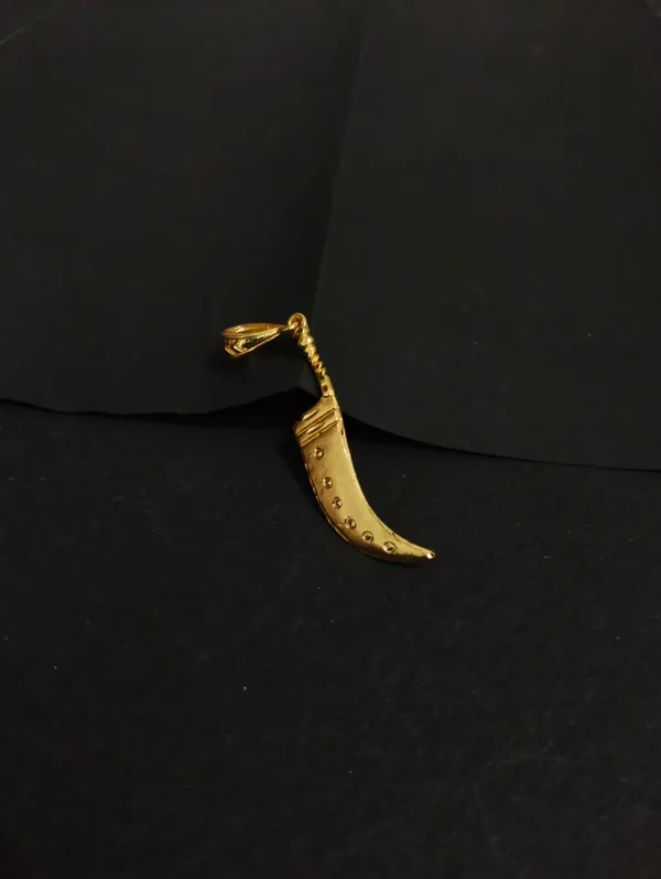 Gold_Pendant_Brass_(18K_Gold_Plated)_For_Men