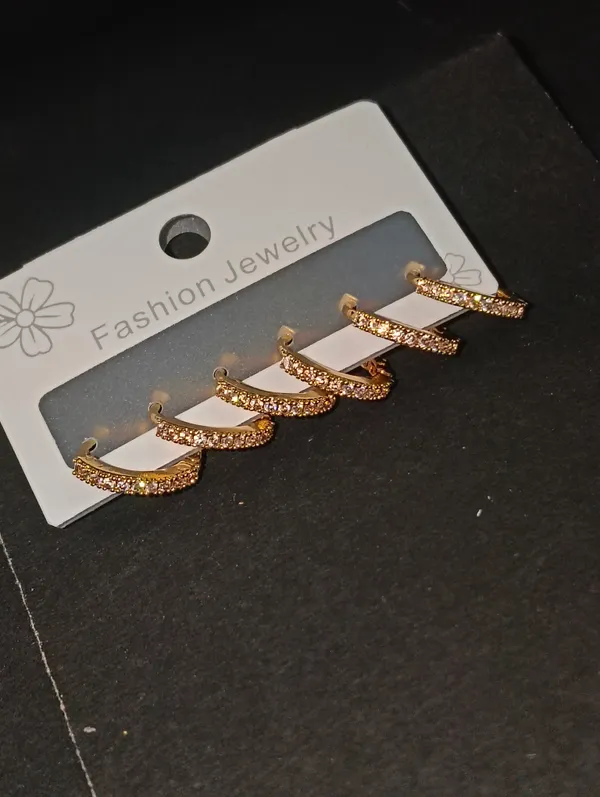 Gold_Earrings_Brass_(18K_Gold_Plated)_For_Men
