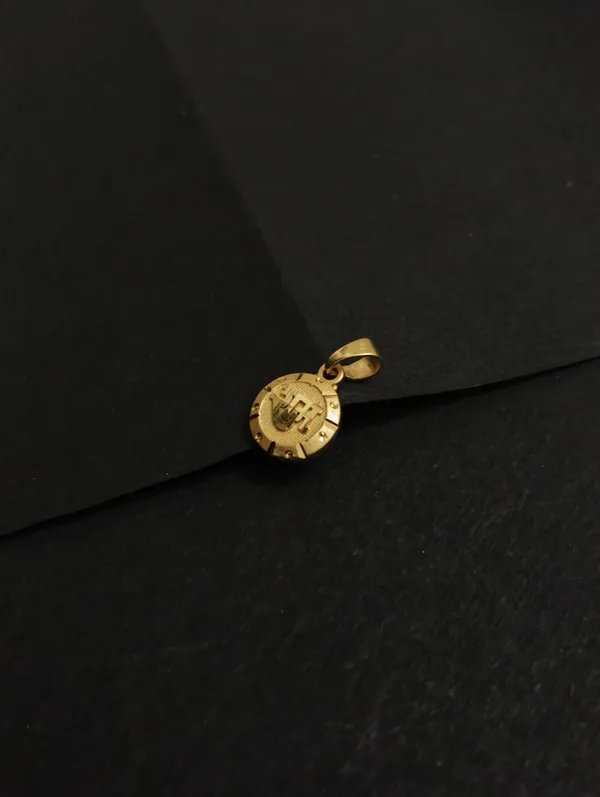 Gold_Pendant_Brass_(18K_Gold_Plated)_For_Men