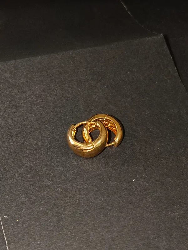 Gold_Earrings_Brass_(18K_Gold_Plated)_For_Men