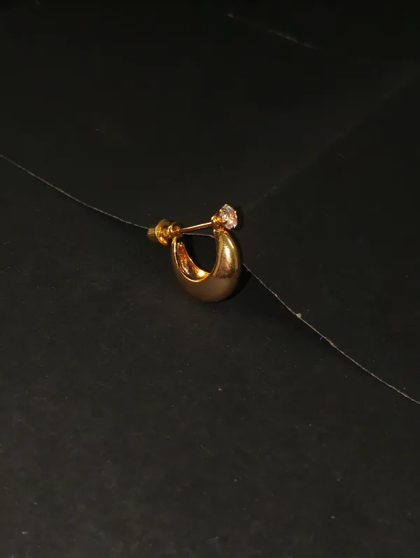 Gold_Earrings_Brass_(18K_Gold_Plated)_For_Men