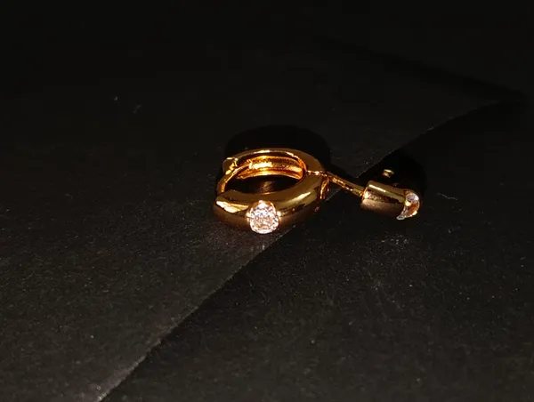 Gold_Earrings_Brass_(18K_Gold_Plated)_For_Men