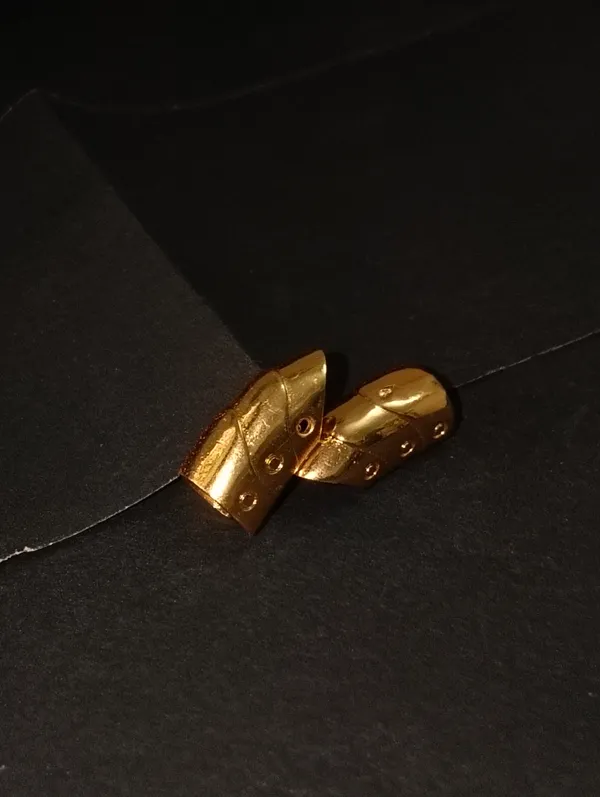Gold_Earrings_Brass_(18K_Gold_Plated)_For_Men