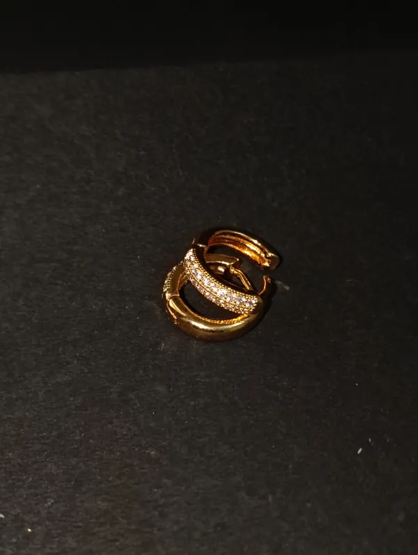 Gold_Earrings_Brass_(18K_Gold_Plated)_For_Men