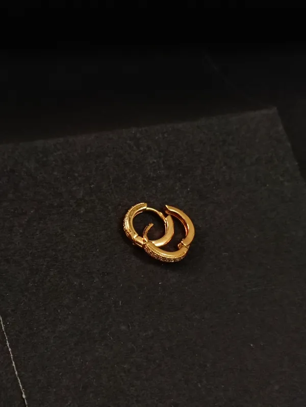 Gold_Earrings_Brass_(18K_Gold_Plated)_For_Men