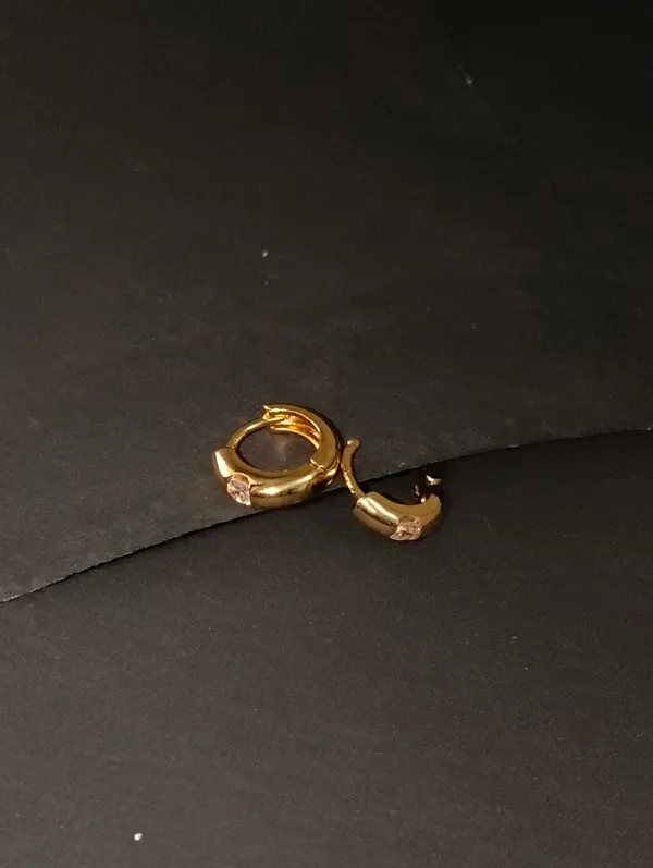 Gold_Earrings_Brass_(18K_Gold_Plated)_For_Men