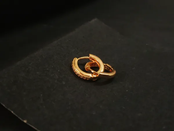 Gold_Earrings_Brass_(18K_Gold_Plated)_For_Men