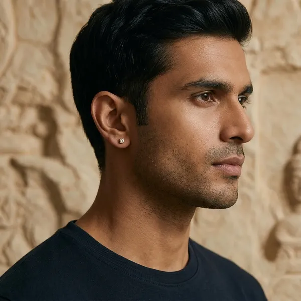 Gold_Earrings_Brass_(18K_Gold_Plated)_For_Men